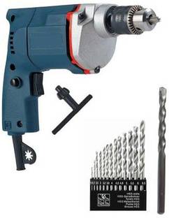 ISC 10mm SC- 2310 High Quality Electric Drill Machine + 1 Masonary Bit + 13 Hss Bit Pistol Grip Drill