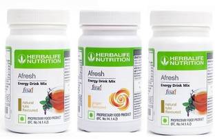 HERBALIFE afresh energy drink mix combo Plant-Based Protein