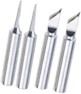 WOWSOME Set of 4 Pcs Soldering Iron Bits Set Tips Suitable For Model Hako, Lion King, Quick, 936, 937, 907 (900M-T- I 2 Bit + K 2 Bit) 0 W Simple