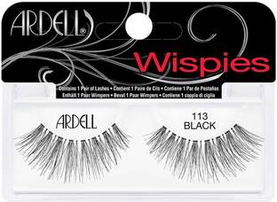 Ardell WISPIES 113 BLACK - 61310 + Duo Clear Glue 1g Pack of 1 Number of piece 2