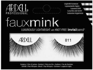 Ardell FAUX MINK LASHES 811 BLACK-65735 + Duo Clear Glue 1g Pack of 1 Number of piece 2