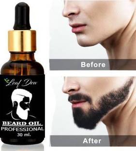 Leaf Dew Beard Growth Oil For Men and Boys Specially for Mooch, Beard Hair Oil