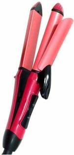 SAFARTRADERS 2 in 1 Hair Straightener & Curler | Professional Straightener with Ceramic Plate