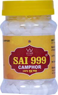 SAI999 Camphor Tablet Jar (Round Tablets Jar , 100 Gm * Pack Of 1)