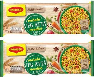 Maggi Nutri-licious Atta Masala Instant Noodles Vegetarian580g (290 g*2) Instant Noodles Vegetarian
