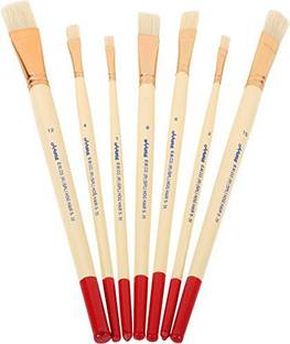 KABEER ART Arora Flat Hog Hair Brush Set Of 7 Pcs
