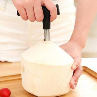 RUBY Coconut Tool Opener Stainless Steel Young Water Punch Tap Drill Straw Hole Open Coconut Tool Opener Coconut NA Peeler Set