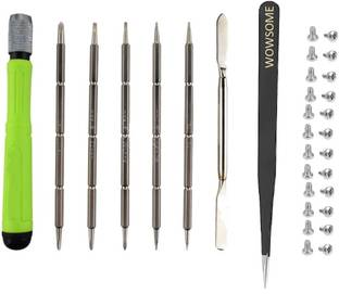 WOWSOME LAPTOP REPAIR TOOLS AND MOBILE REPAIRING TOOL KIT WITH 20 PCS MICRO REPLACEMENT NUT FOR SAMSUNG MOBILE Precision Screwdriver Set