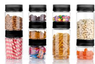 NOPEX Plastic Grocery Container  - 850 ml, 600 ml, 350 ml