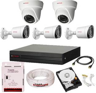 CP PLUS CP PLUS 8CH DVR , 4 DOME CAMERA, 2 BULLET CAMERA WITH 1 TB HDD Security Camera