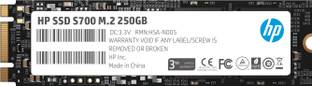 HP S700 250 GB Laptop, Desktop Black SATA III Internal Solid State Drive (SSD) (4YH59PA)