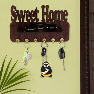 WEB SHOPY Wood Key Holder