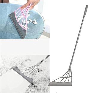 Buy From Best Magic Broom Mop, Silicone Broom 2-in-1 Universal Wiping Sweeper with Squeegee and 40" Telescopic Handle for Indoor Sweeping Kitchen Tile Floor Broom Mop, Broom, Floor Wiper, Kitchen Wiper Mop, Cleaning Brush, Kitchen Wiper, Floor Wiper, Broom Floor Wiper