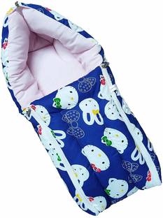Baby Desire Cotton Baby Sleeping Bag/Carry Bag (0-3 Months) Soft & Comfort Sleeping Bag