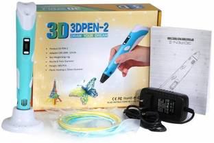 SS ROBOTICS 3D Pen-2 Professional | 3D Printing Drawing Pen with 3 x 1.75mm ABS/PLA Filament for Creative Modelling, Project and Education Purpose 3D Printer Pen 3D Printer Pen