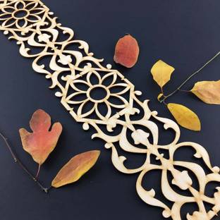 Haoser Corved Panel Geometric Wooden Panel, MDF jali for wall decoration for your Amazing Home
