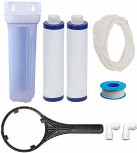 Purezen Transparent Pre-Filter Housing with 2Pc Mlt Candles Solid Filter Cartridge