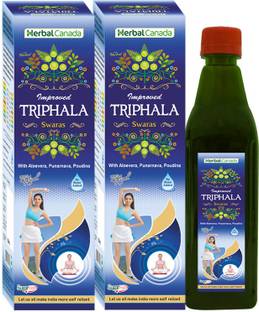 Herbal Canada Triphala Ras | 500 ML-Pack of 2 | Good for liver health | Helpful indigestion, gas, acidity | 100% Natural