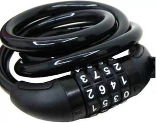 CycleWar Multipurpose Anti-Theft Steel Strong Cycle/Luggage/Helmet Security Number Lock Cycle Lock
