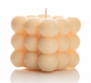 फ्लोरिन डेकॉर Scented Bubble Candle | Fragrance Bubble Candle | Size- 7 cm*7cm*7cm | मोमबत्ती