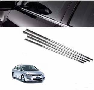 GOODSPECKER Window Garnish - Civic ( Set of 4 Pc) Chrome Honda Civic Front Garnish