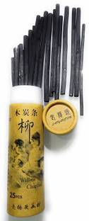 Levin Willow and Vine Charcoal Craft Willow Charcoal Compressed Sticks Pencils Sketch Drawing Art Crayons Artist Painting For Professional Start up Drawing Painter Stick Stick