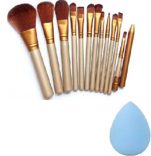 klaty MAKEUP-BRUSH (SALON SERIES) WITH SOFT SPONGE (14 Items in the set)