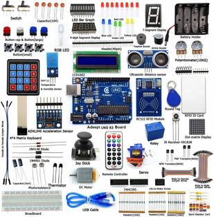 IDUINO RFID Starter Kit Compatible with Arduino IDE, Servo, PS2 Joystick, RC522 RFID Module,with C Code,DIY Starter Kit,STEM Kit, Programming Beginner Learning Kit with PDF Manual Educational Electronic Hobby Kit