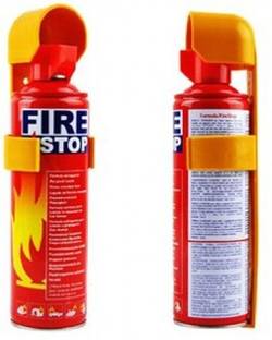 play run ™ Aluminium 500 ml Fire Extinguisher Spray with Stand Fire Extinguisher Mount Fire Extinguisher Mount