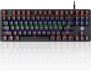 Enter WIRED MECHANICAL KEYBOARD PHOENIX PRO Wired USB Laptop-size Gaming Keyboard Compatible with Desktop, Laptop, Mac