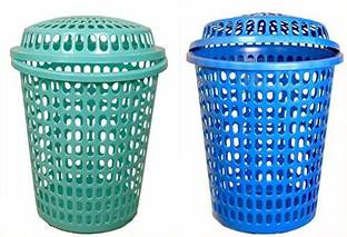 mastBus 50 L Blue, Green Laundry Basket