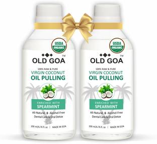 OLD GOA OIL PULLING | COMBO | SPEARMINT 200 ML + SPEARMINT 200 ML | ORGANIC PRODUCT - Spearmint