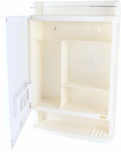 URBAN CHOICE mirror cabinet rack shelf makeup storage with mirror Plastic Wall Shelf