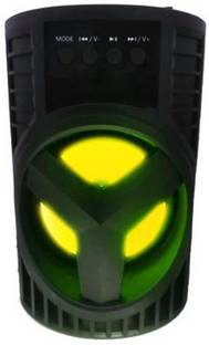 IMMUTABLE 74 _ RT-IPOD-S DE-03R 3D Sound| Splashproof| Water Resistant| Wireless Led Light |Deep Baas Stereo subwoofer Sound System | Mini Home Theatre|DJ Light Carry Handle Speaker| FM Radio | Long Hour Battery Life 15 W Bluetooth Speaker