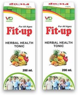 VD Ayurveda Fit Up Herbal Health Tonic | Best Tonic For Women's Weakness | Good Health Tonic For Weakness | Use This Ayurvedic Tonic For Women's Health And Men’s Health | 200 ML