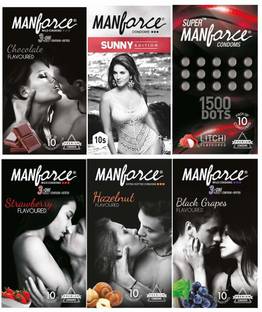 MANFORCE Mix Condoms Set Of 6 Condom