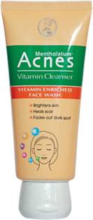 Mentholatum Acnes vitamin cleanser with vitamin c vitamin e vitamin b3 b5 b6 Face Wash