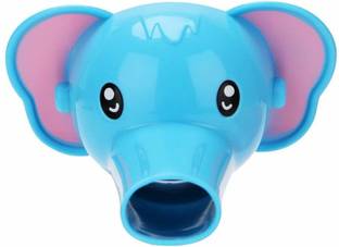GETZET Elephant water tap_ Water Tap Holder Faucet Extender, Plastic Silicone Kid's Elephant Shaped Bath Spout Cover for Kitchen Sink, Bathroom. (Multicolor) Nozzle Cock Faucet