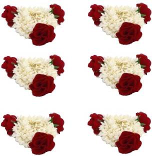 kaku GAJRA_MOGRA&ROSE BUN CLIP PACK_6 Bun Clip
