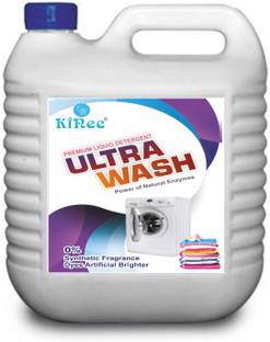 Kinee Liquid Detergent for Top Load and front load, Specially Designed For 100% Tough Stain Removal In Top and front Load Machines (5000 ml) Multi-Fragrance Liquid Detergent