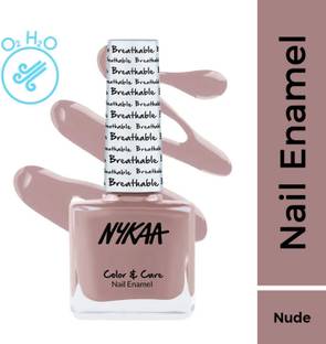 NYKAA Breathable Nail Enamel - Bare Skin - 318 purple