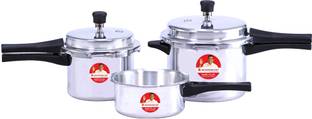 WONDERCHEF 5 L, 3 L, 2 L Outer Lid Pressure Cooker