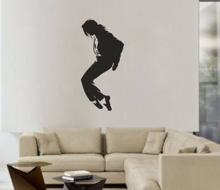 Decoration Stickers 84 cm Michael Jackson Step Wall Sticker to add life to your Walls (84cm x 39cm) Self Adhesive Sticker