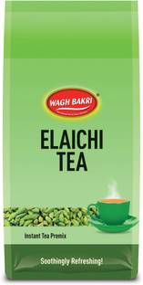 Waghbakri Elaichi Premix 1kg (Pack of 1) Cardamom Instant Tea Vacuum Pack