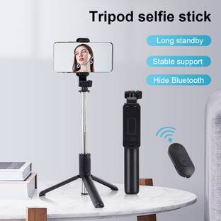 Black Camel Selfie Stick with Wireless Remote and Tripod Tripod