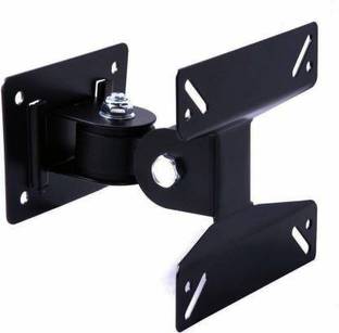 LKMO New 003 Moving Tv Wall Mount Stand Universal Slim Tilt & Swivel Full Motion TV Wall Mount Bracket for 14-26" Inch PC Monitor TFT LCD LED And Plasma Flat Curved Screen Televisions,VESA 75x75/ 100x100mm,Weight Capacity 15Kgs Full Motion TV Mount