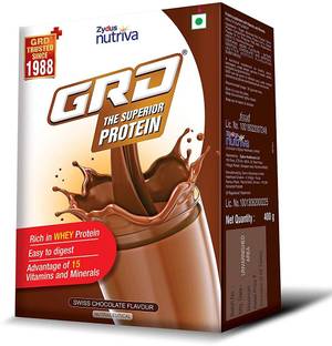 GRD Chocolate Whey protein powder/Supplement with Immuno Nutrients 400g 2