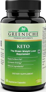 Greeniche Keto Natural Weight Loss Supplement for Men & Women - 60 Veg Capsules