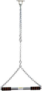 IBS Steel Pull Up/Chin up Bar, Heavy Duty Rod with Thick Chain Hanging Rod Pull Up Bar Pull-up Bar