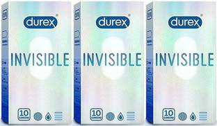 DUREX Invisible -10 Count (Pack of 3) Condom